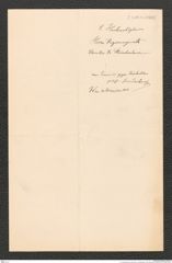k.k. naturhistorisches Hofmuseum, Intendanzakten 1885-1896 (Hauer), Aktenzahl Z.510/1888, Seite 4